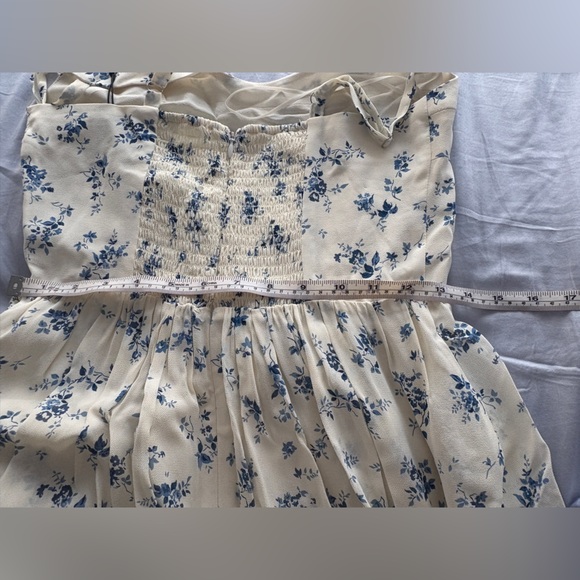 Reformation Blue Floral Maxi Dress - Picture 6 of 7